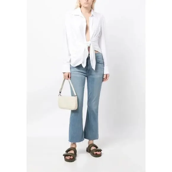 CITIZENS OF HUMANITY NWOT Isola Crop Bootcut Jeans Pixie Midrise Sz 32 $238 MSRP - Picture 1 of 14